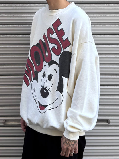90's Disney「Mickey mouse」キャラクタースウェット