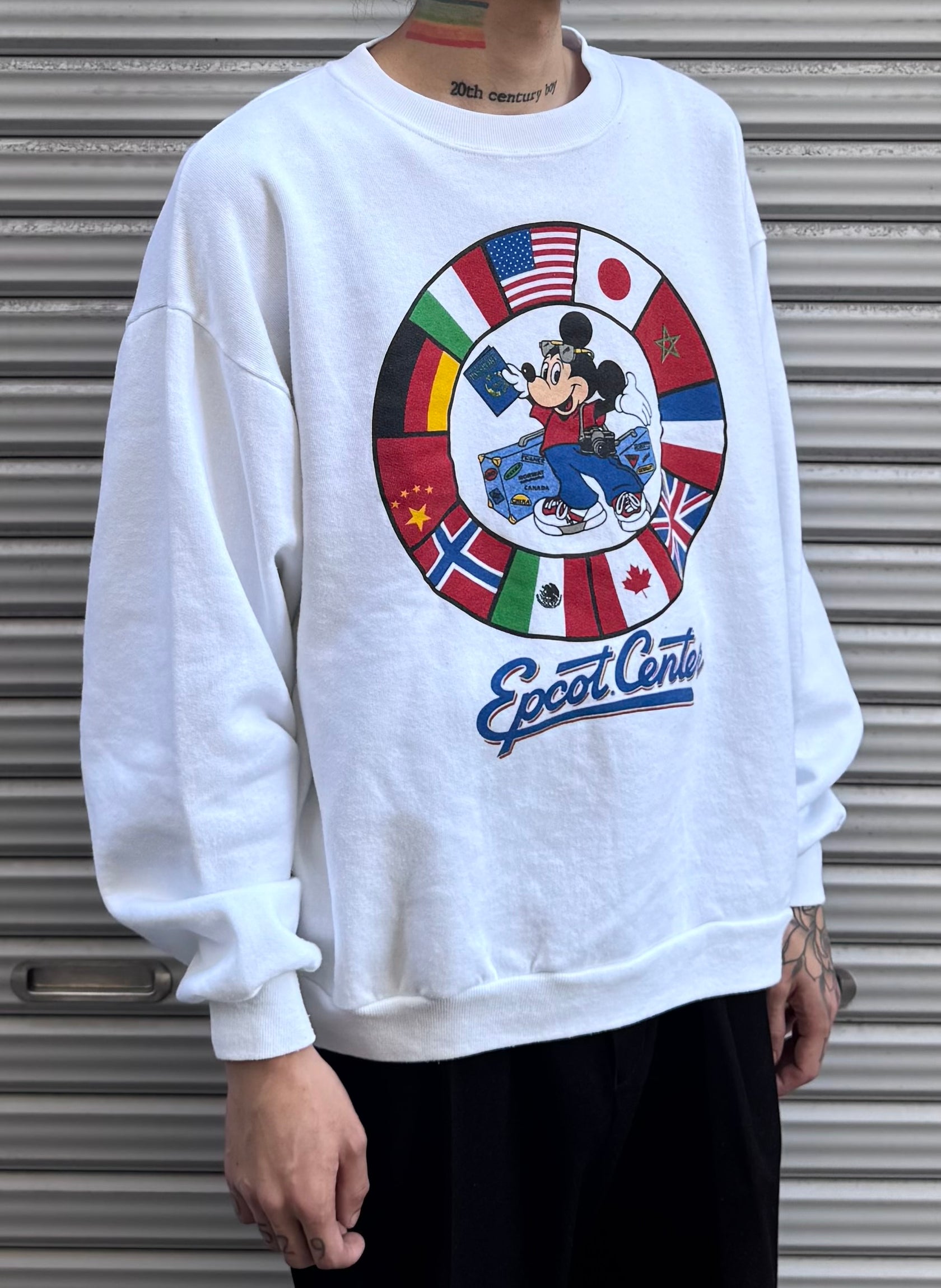 90's Disney「Mickey」キャラクタースウェット