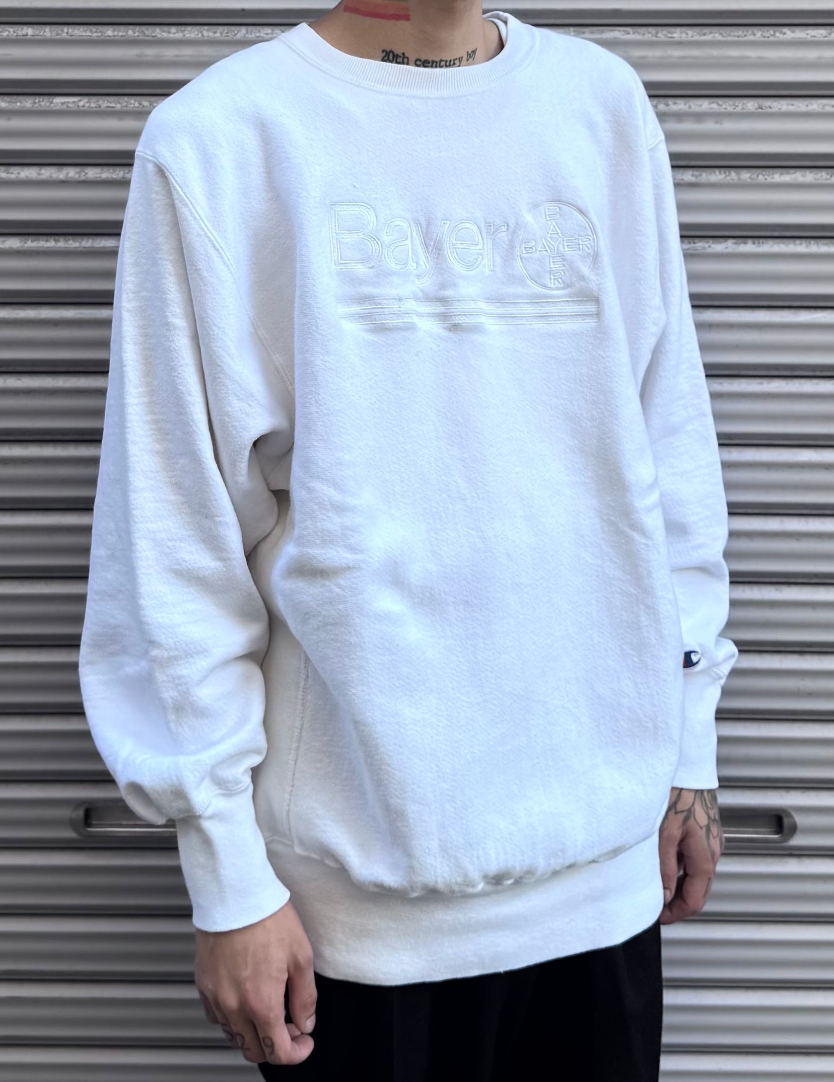 90‘s CHAMPION REVERSE WEAVE「Bayer」USA製 スウェット