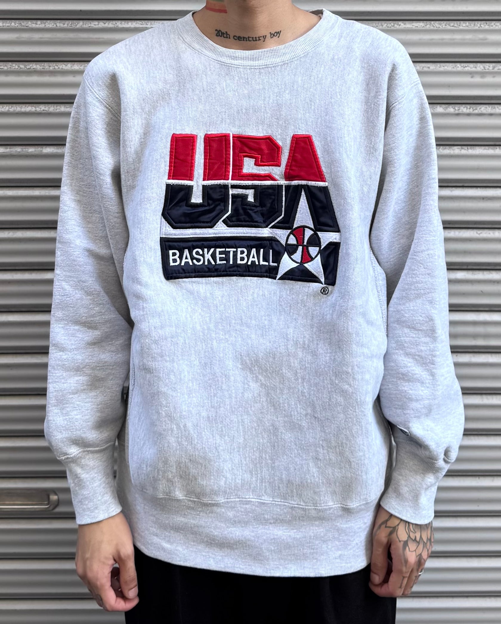 90‘s CHAMPION REVERSE WEAVE「USA BASKETBALL」USA製 スウェット