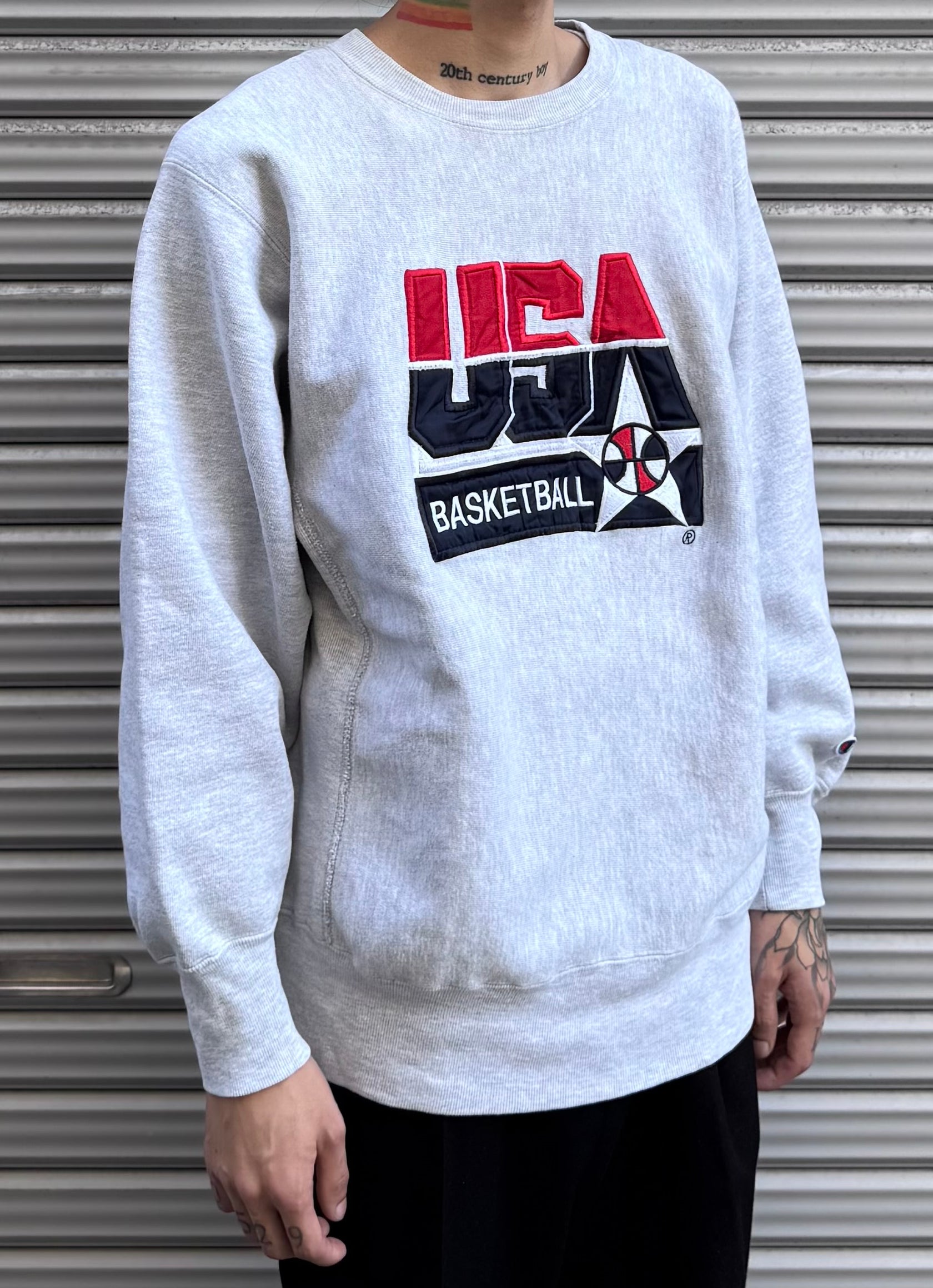 90‘s CHAMPION REVERSE WEAVE「USA BASKETBALL」USA製 スウェット