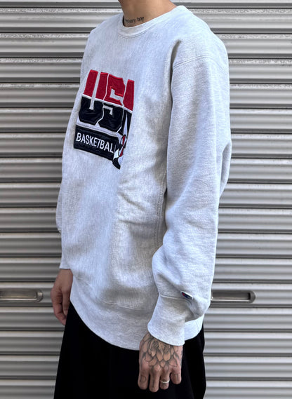 90‘s CHAMPION REVERSE WEAVE「USA BASKETBALL」USA製 スウェット
