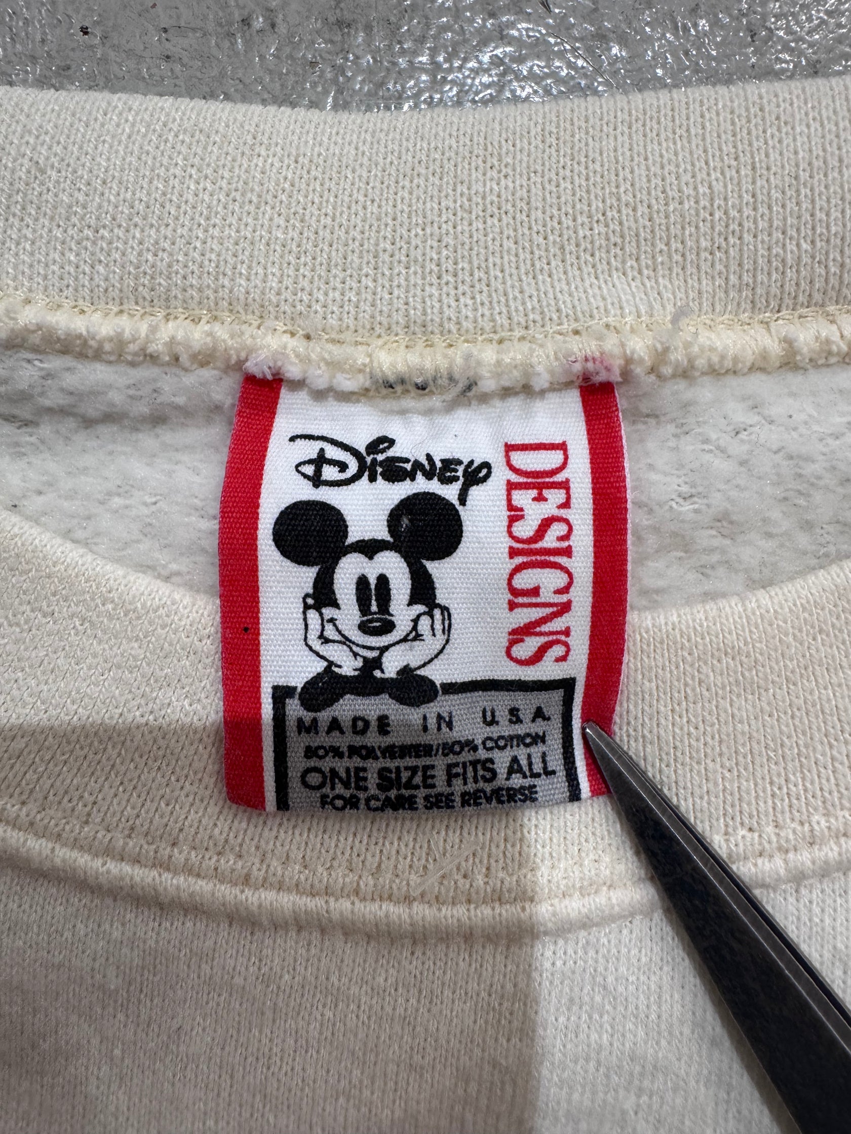 90's Disney「Mickey mouse」キャラクタースウェット