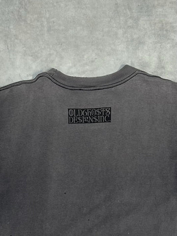 90's OLD GHOSTS「IT TAKES BALLS TO BE YOURSELF」グラフィックTシャツ