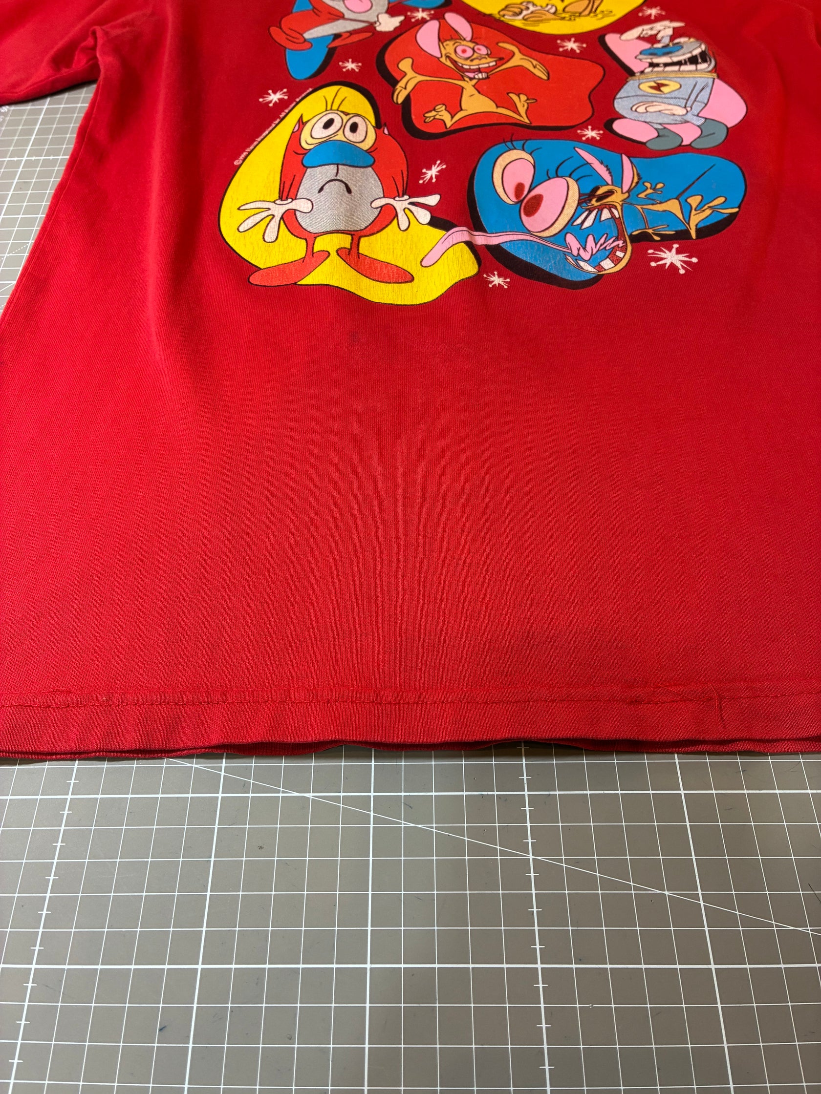 90's THE REN ＆ STIMPY SHOW キャラクターTシャツ