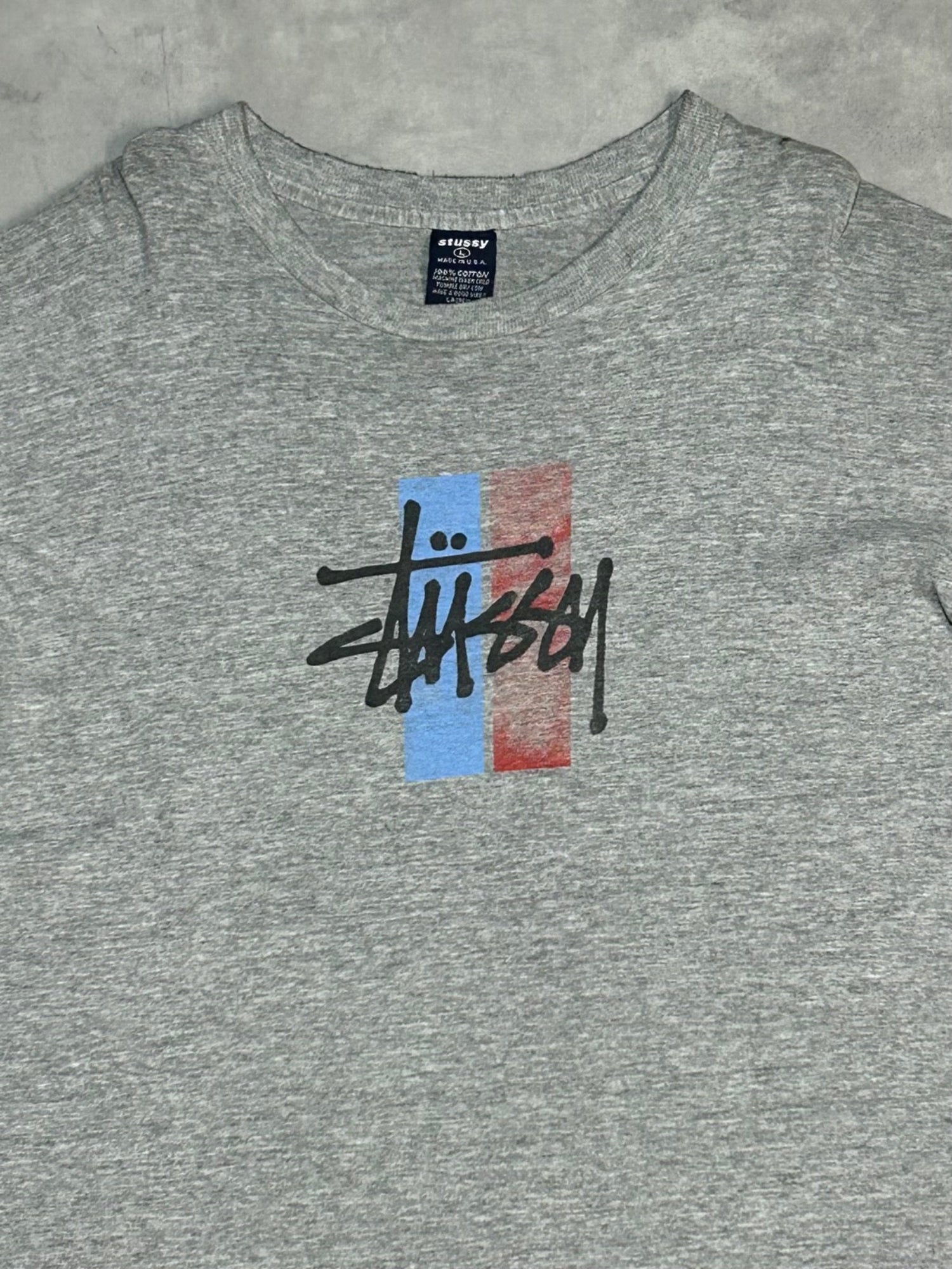 90's~00's STUSSY USA製 ロゴTシャツ