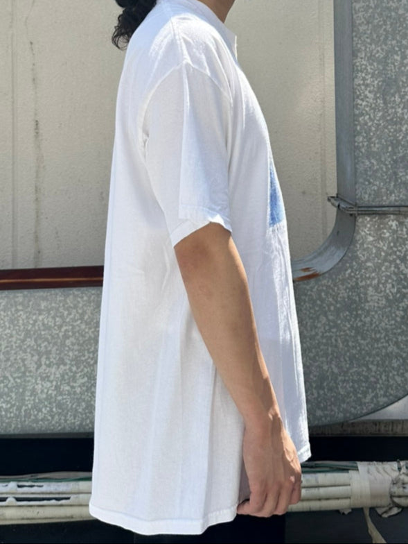 90's PEACE ON EARTH「religion」ホワイトTシャツ