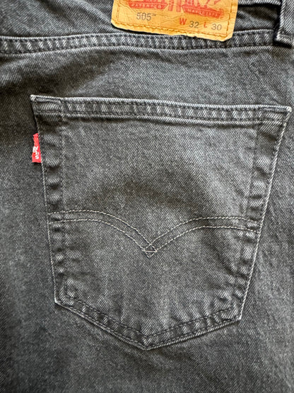 LEVI'S「505」ブラックデニムパンツ