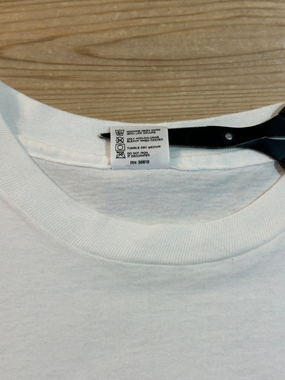 90's「SALLY HUSS」ホワイトＴシャツ　