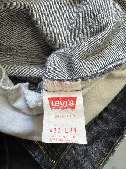 00's LEVI'S 「505」USA製 ブラックデニムパンツ