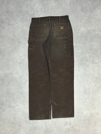 00's CARHARTT「DOUBLE NKEE」ダックペインターパンツ
