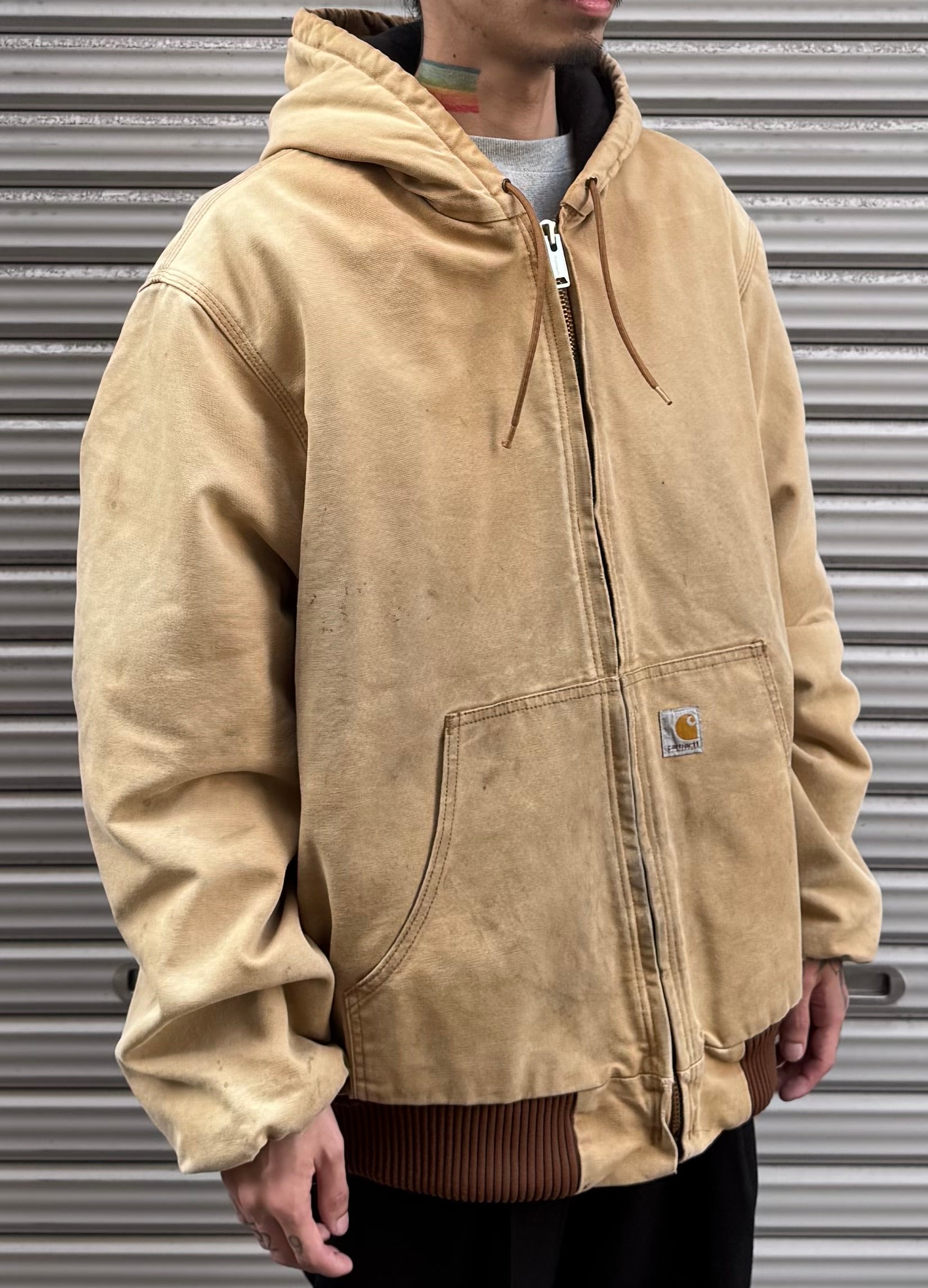 90’s～00’s Carhartt「アクティブジャケット」USA製 サンドベージュ