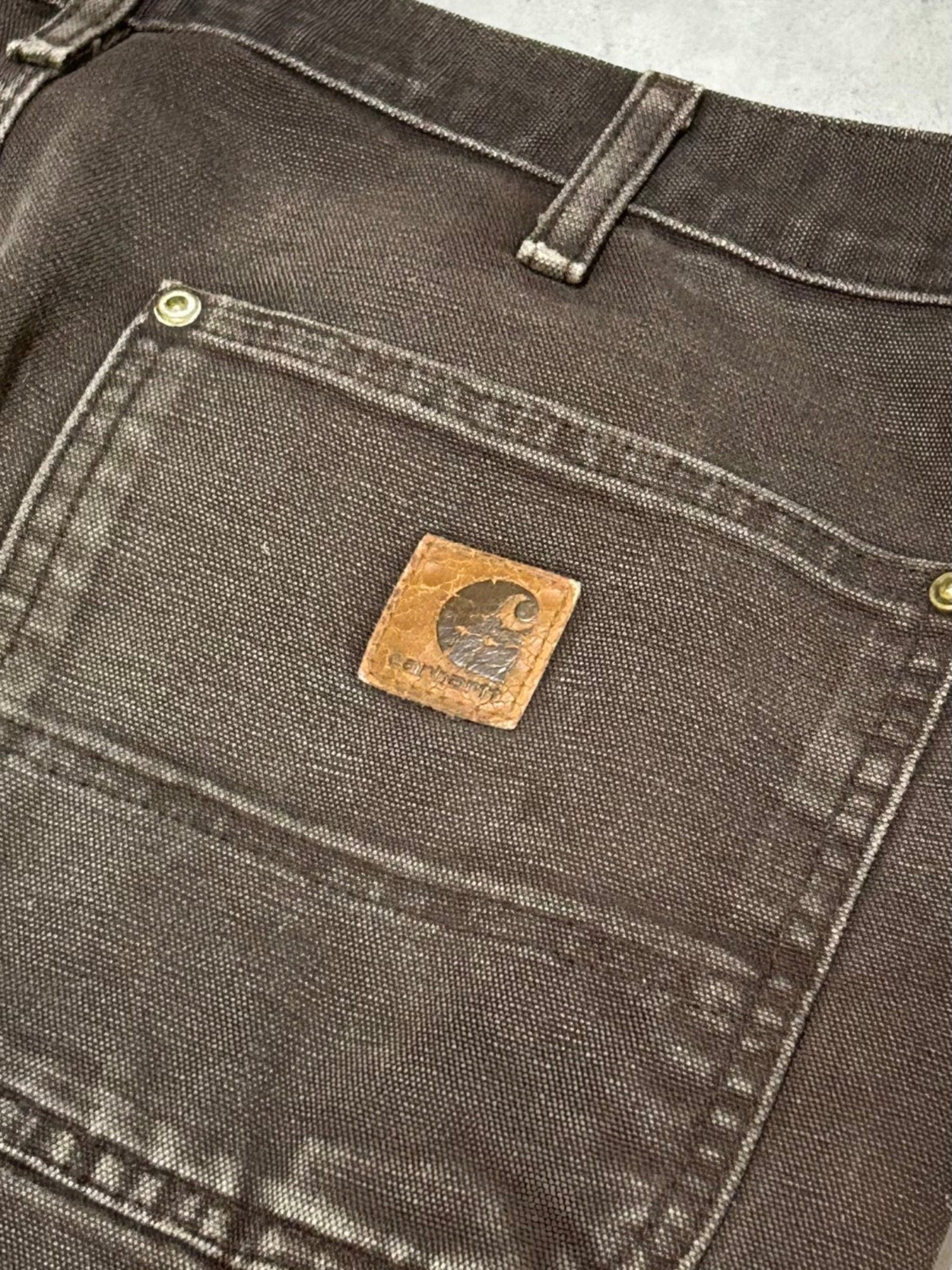 00's CARHARTT「DOUBLE NKEE」ダックペインターパンツ