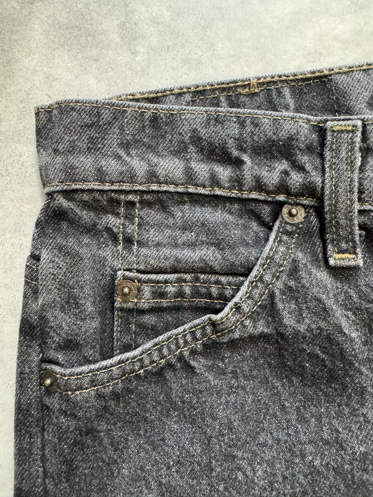 00's LEVI'S 「505」USA製 ブラックデニムパンツ