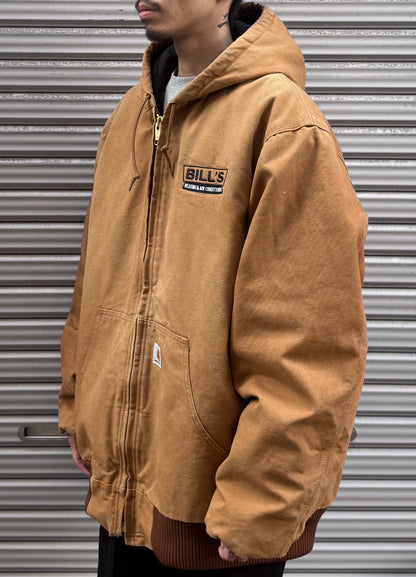 90’s～00’s Carhartt「BILL’S Heating & Air Conditioning」ダックアクティブジャケット USA製