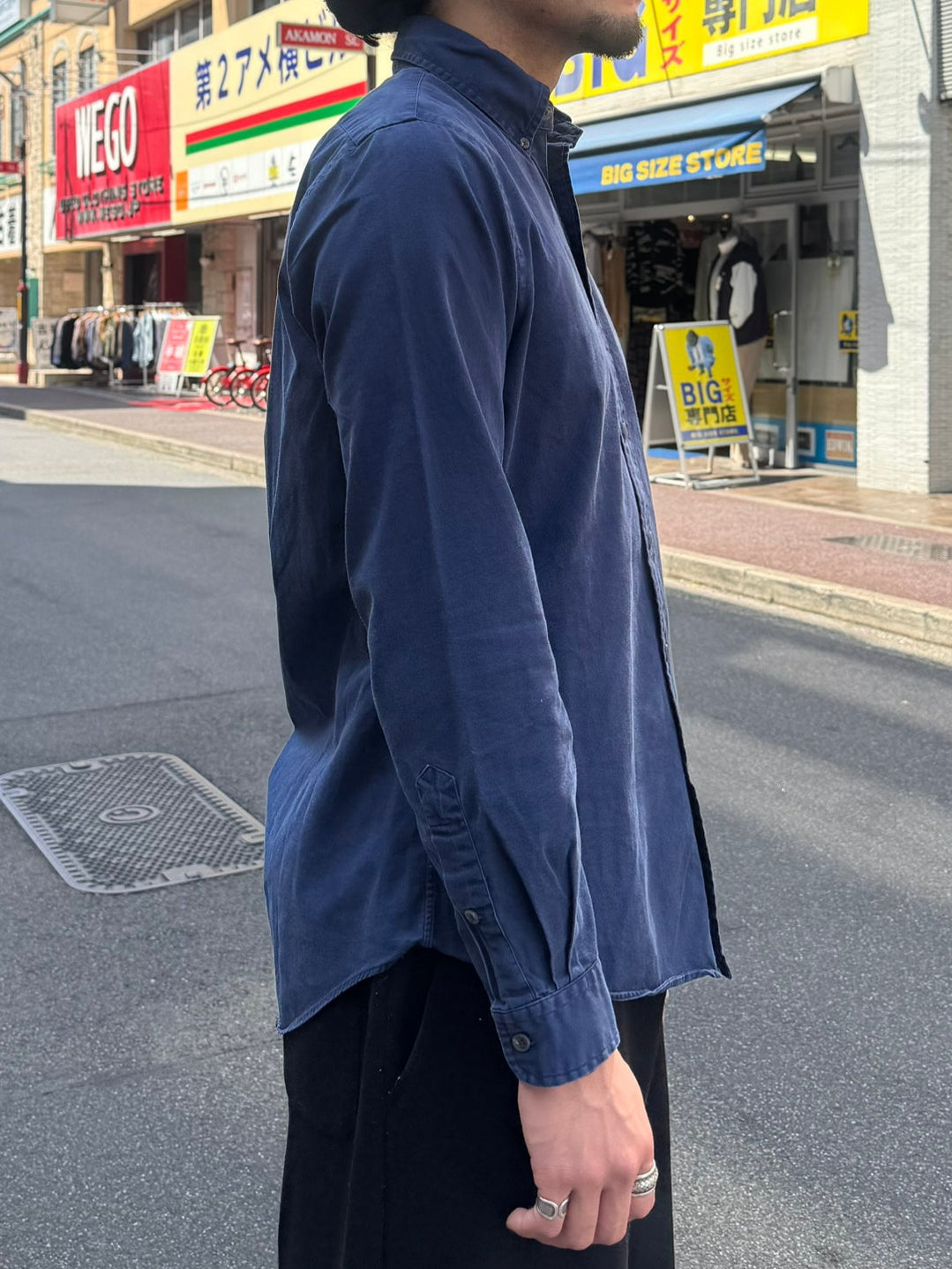 00's RALPH LAUREN 「CUSTOM FIT」ボタンダウンシャツ　