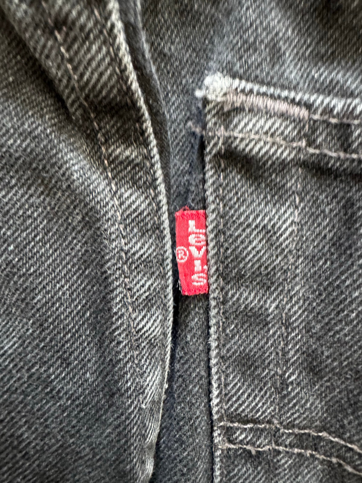 90's LEVI'S 「505」USA製 ブラックデニムパンツ