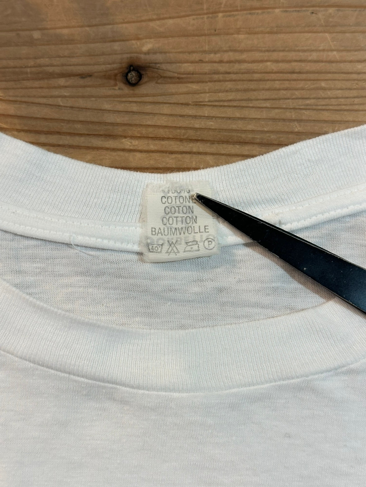 90's CIBA-GEIGY「Sequestrene」ホワイトTシャツ