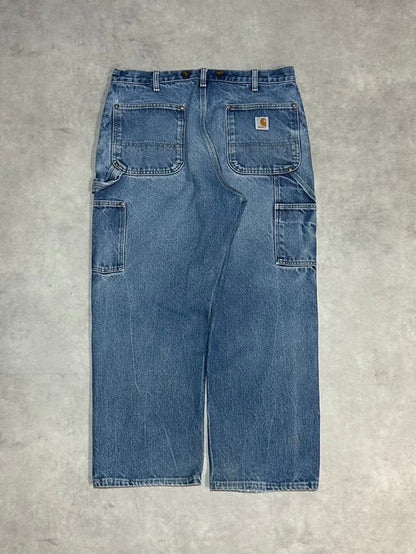 00's CARHARTT「DOUBLE NKEE」デニムペインターパンツ