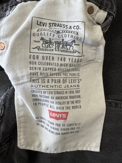 90's LEVI'S 「505」USA製 ブラックデニムパンツ