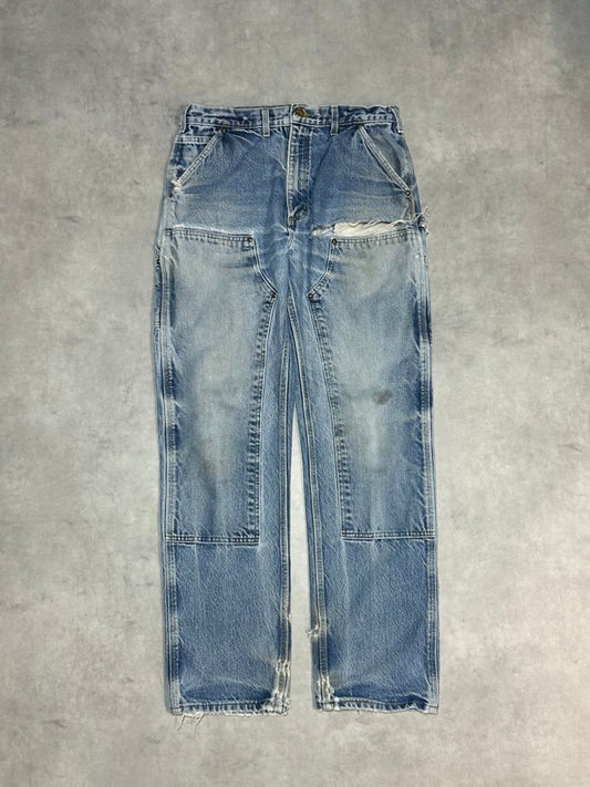 00's CARHARTT「DOUBLE NKEE」USA製 デニムペインターパンツ