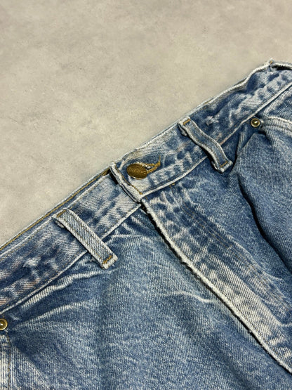00's CARHARTT「DOUBLE NKEE」USA製 デニムペインターパンツ
