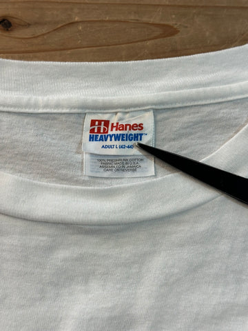 90's BFAS「Benefit Srint Triathlon」USA製 ホワイトTシャツ