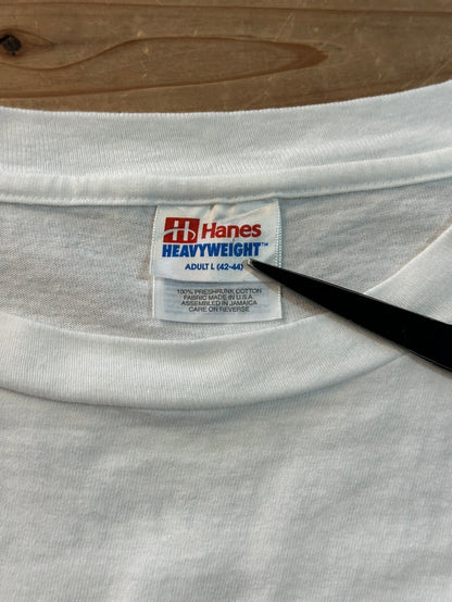 90's BFAS「Benefit Srint Triathlon」USA製 ホワイトTシャツ