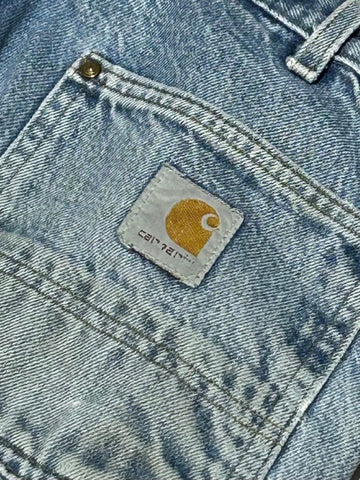 00's CARHARTT「DOUBLE NKEE」USA製 デニムペインターパンツ