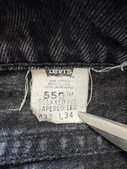 90's LEVI'S 「505」USA製 ブラックデニムパンツ
