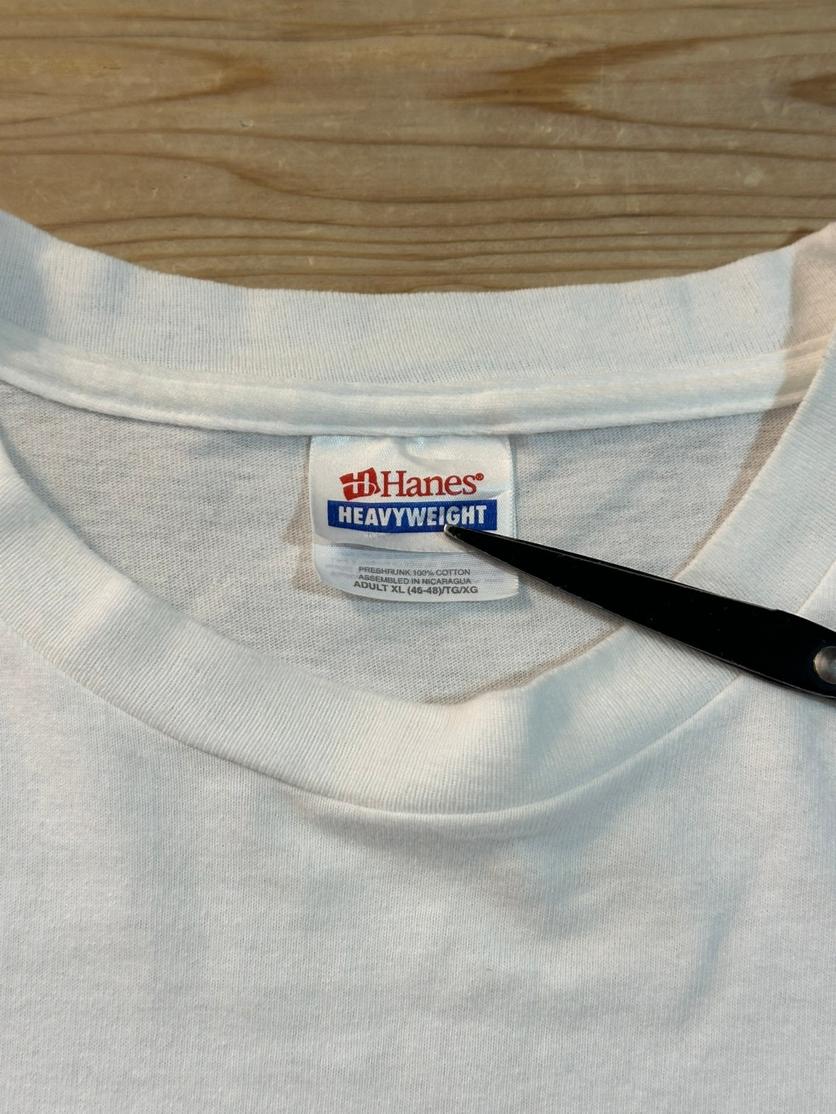 90's PEACE ON EARTH「religion」ホワイトTシャツ