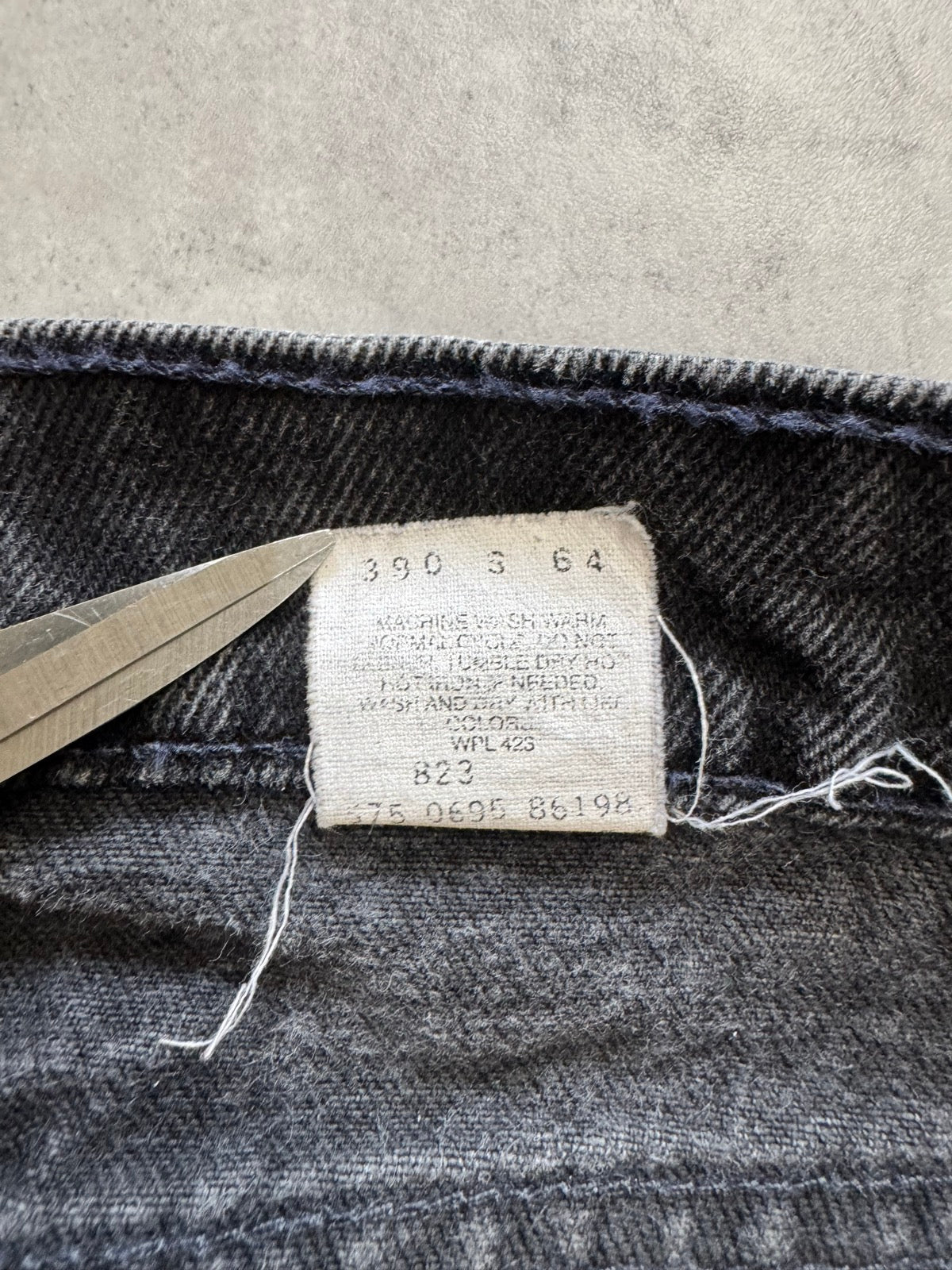 90's LEVI'S 「505」USA製 ブラックデニムパンツ