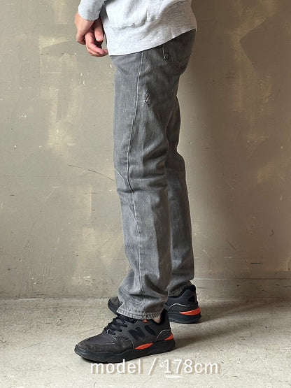 90's Levi’s 501「USA製」先染めブラックデニム