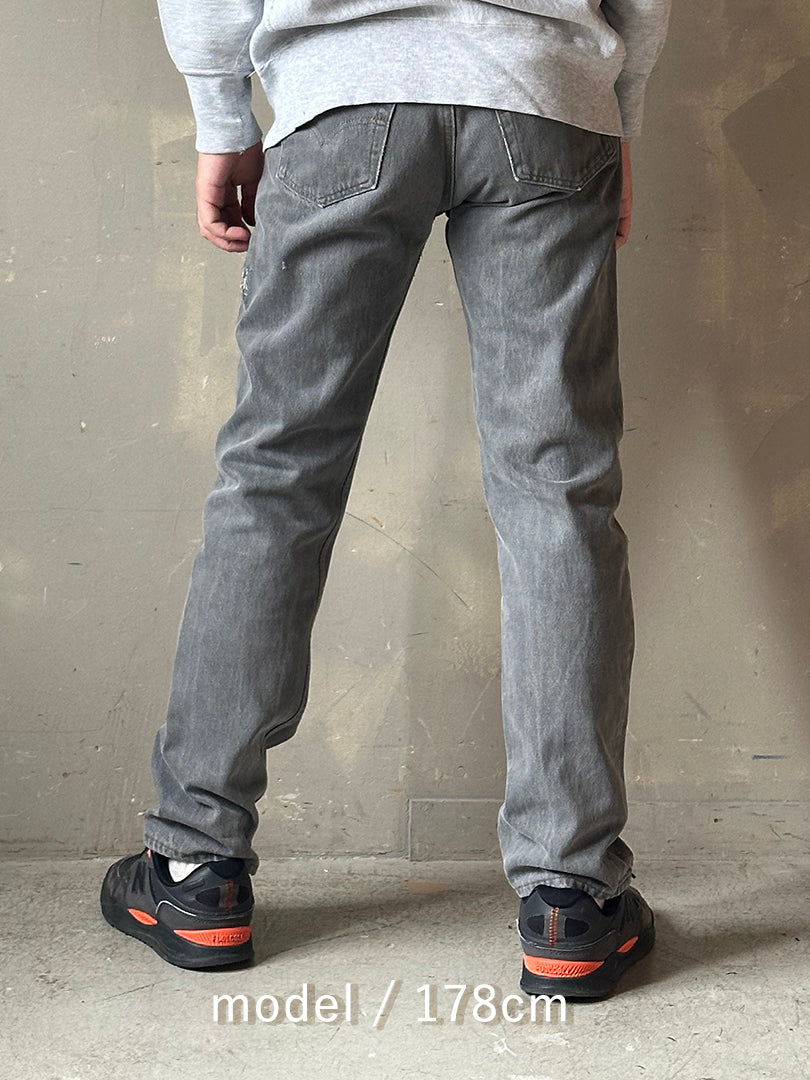 90's Levi’s 501「USA製」先染めブラックデニム