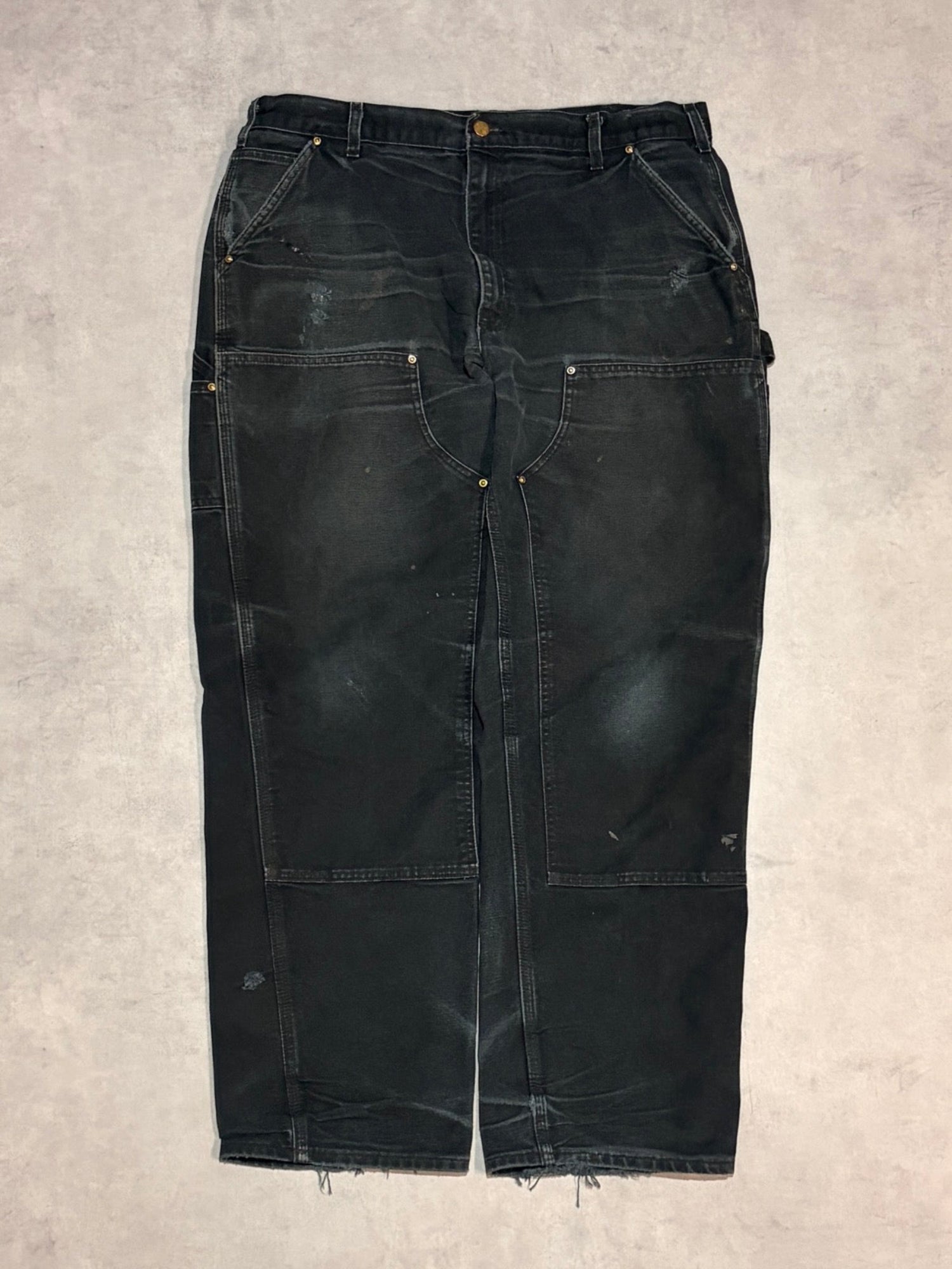 90's Carhartt「DOUBLE NKEE」USA製 ダックパンツ – FUJI STORE(フジ