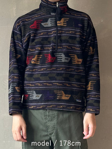 90’s PATAGONIA 「Synchilla sweater」ハーフジップ　USA製