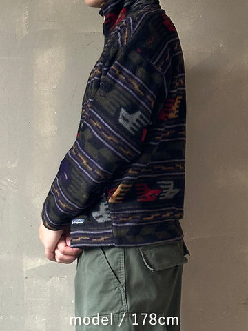 90’s PATAGONIA 「Synchilla sweater」ハーフジップ　USA製