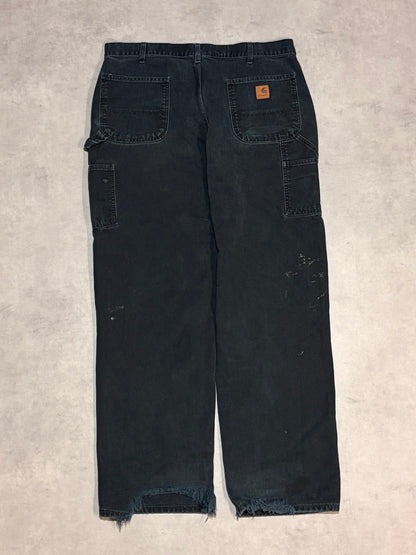00's Carhartt「SINGLE NKEE」ダックパンツ