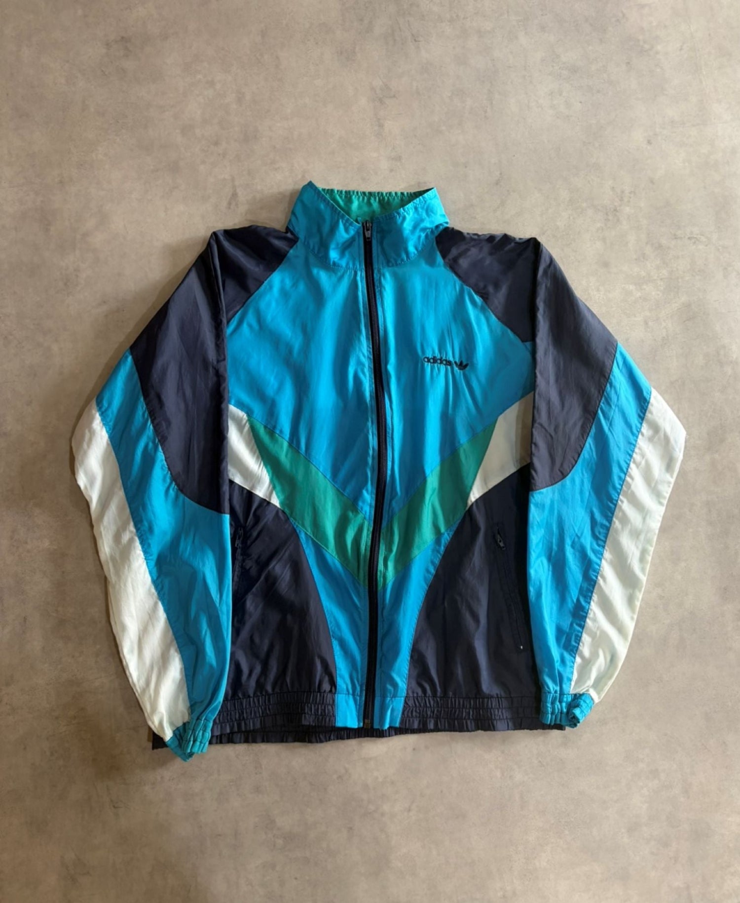 90's「adidas」トレフォイルロゴ ナイロンジャケット