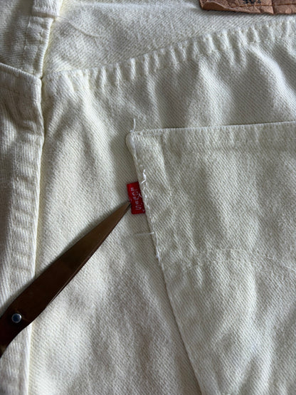 80's「Levi’s」 501-0100 ホワイトデニム USA製