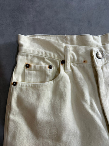 80's「Levi’s」 501-0100 ホワイトデニム USA製