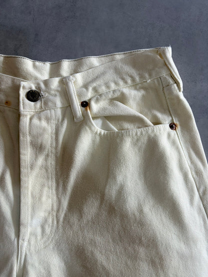 80's「Levi’s」 501-0100 ホワイトデニム USA製