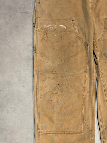 00's CARHARTT「DOUBLE NKEE」USA製 ダックペインターパンツ