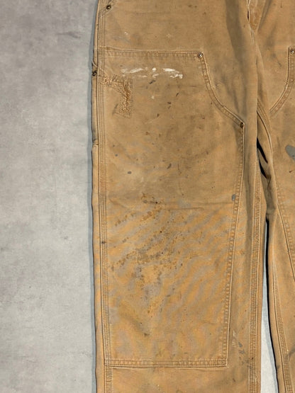 00's CARHARTT「DOUBLE NKEE」USA製 ダックペインターパンツ