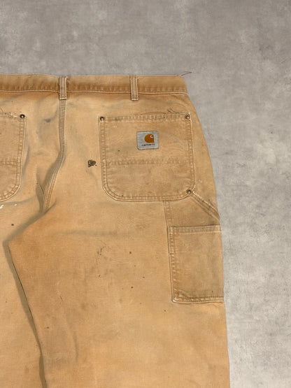 00's CARHARTT「DOUBLE NKEE」USA製 ダックペインターパンツ