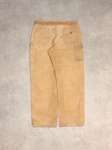 00's CARHARTT「DOUBLE NKEE」USA製 ダックペインターパンツ