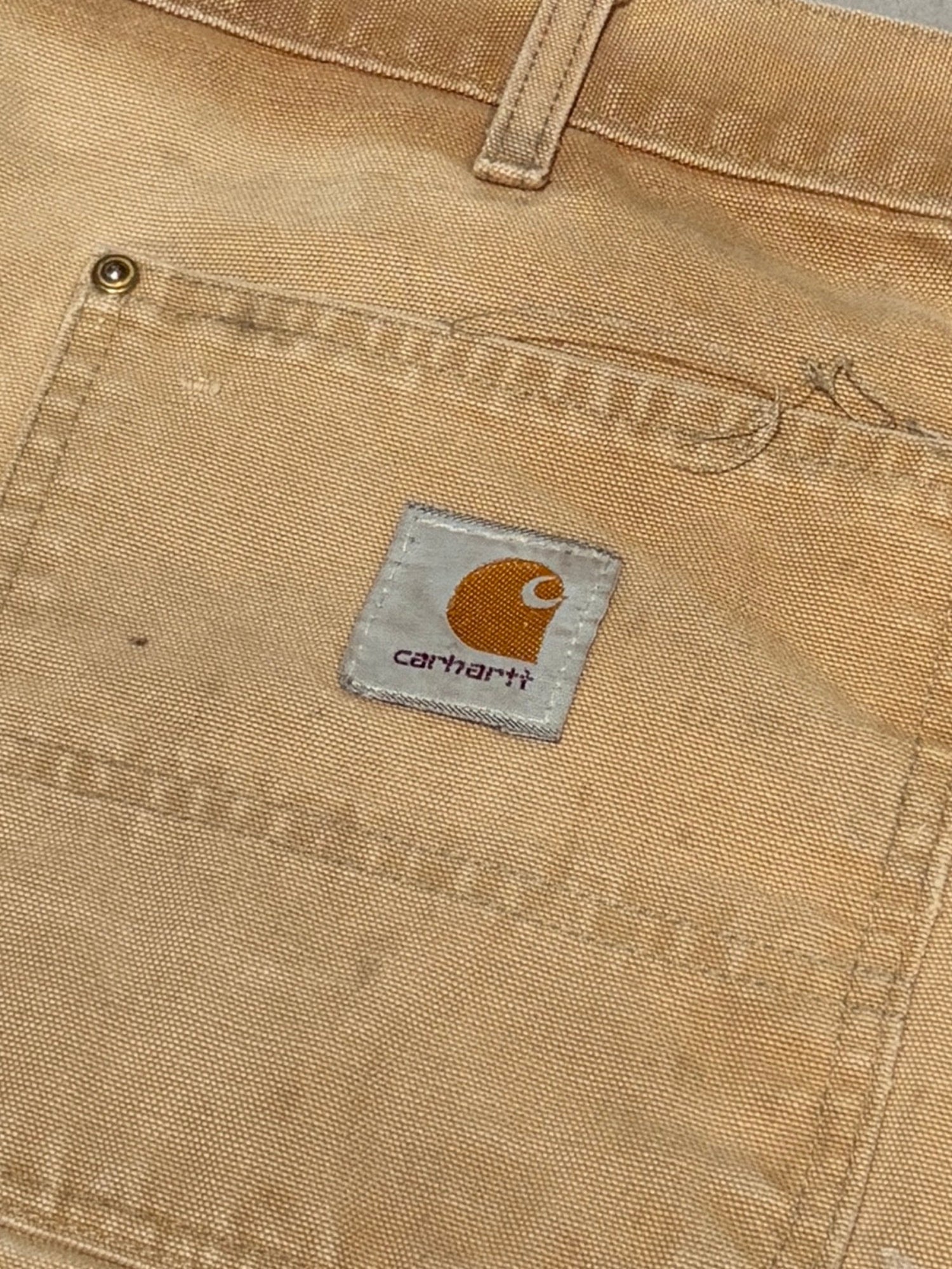 00's CARHARTT「DOUBLE NKEE」USA製 ダックペインターパンツ