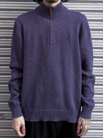 90’s「POLO by Ralph Loren」ハーフジップニット