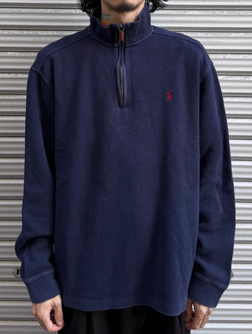 90’s「POLO by Ralph Loren」ハーフジップニット