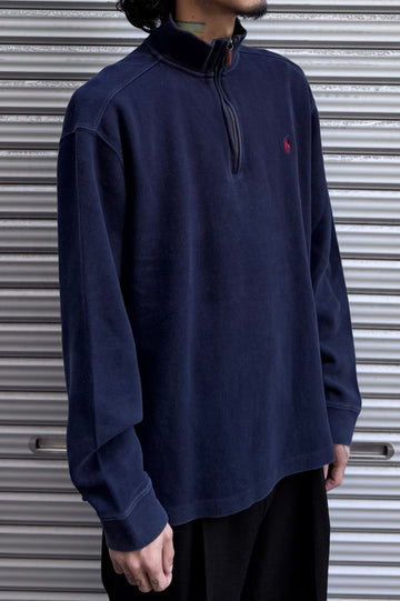 90’s「POLO by Ralph Loren」ハーフジップニット